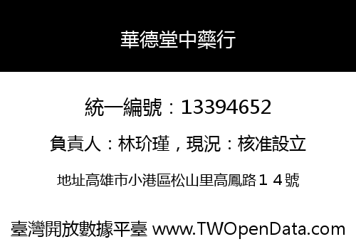 華德堂中藥行