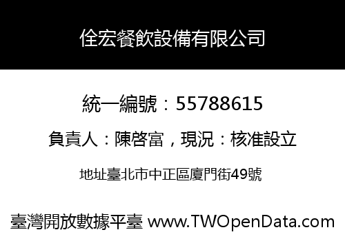 佺宏餐飲設備有限公司