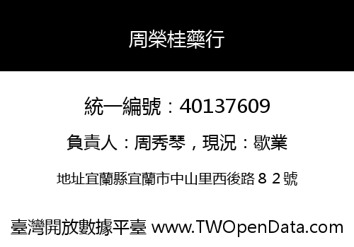 周榮桂藥行
