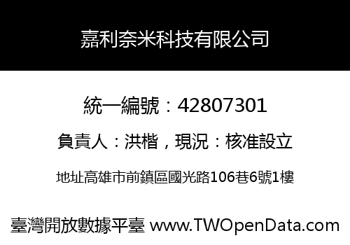 嘉利奈米科技有限公司