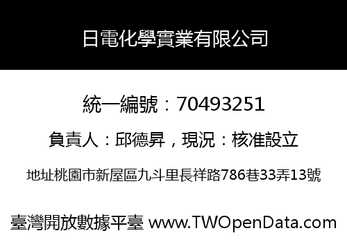 日電化學實業有限公司