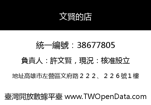 文賢的店
