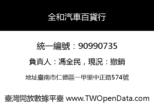 全和汽車百貨行