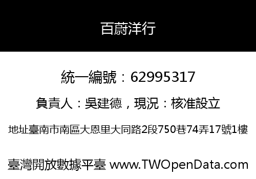 百蔚洋行
