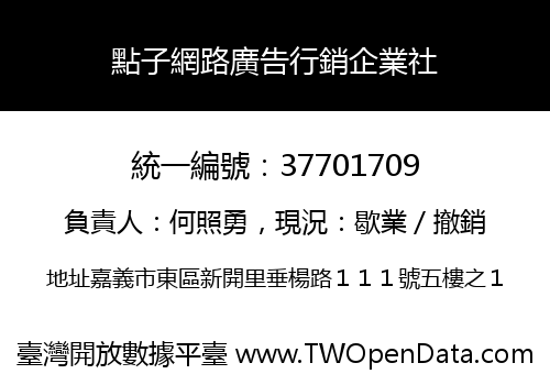 點子網路廣告行銷企業社