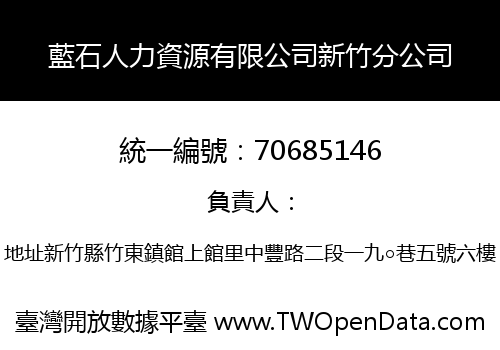 藍石人力資源有限公司新竹分公司