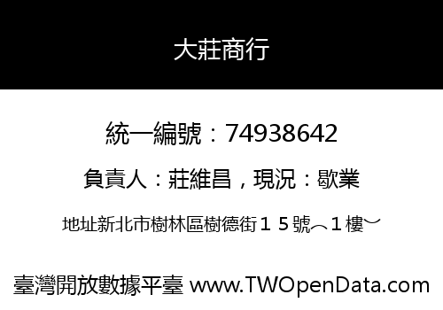 大莊商行