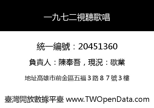 一九七二視聽歌唱
