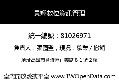 景翔數位資訊管理