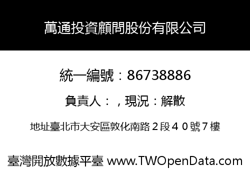 萬通投資顧問股份有限公司