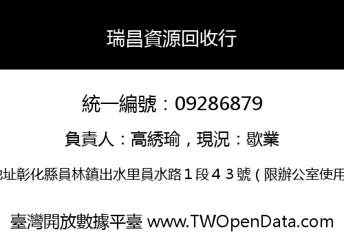 瑞昌資源回收行