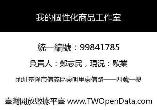 我的個性化商品工作室