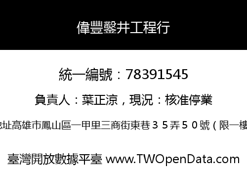 偉豐鑿井工程行