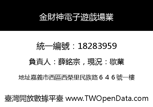 金財神電子遊戲場業