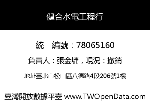 健合水電工程行