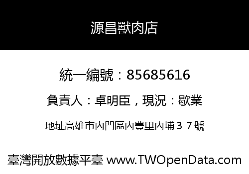 源昌獸肉店