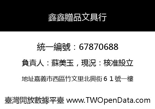 鑫鑫贈品文具行