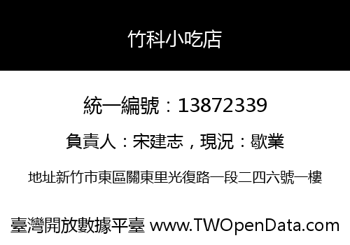竹科小吃店