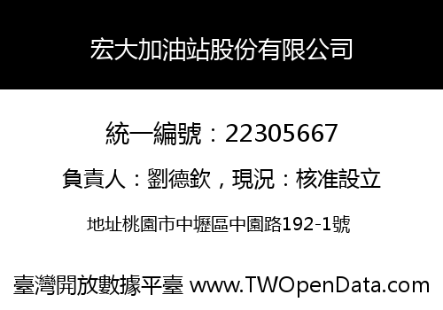 宏大加油站股份有限公司