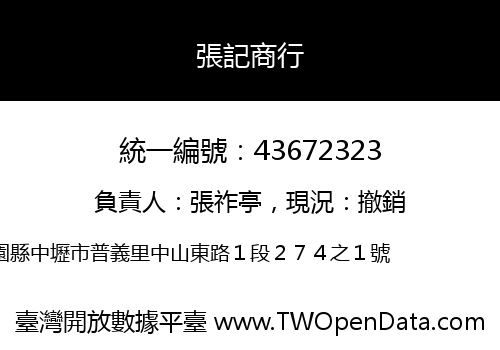 張記商行
