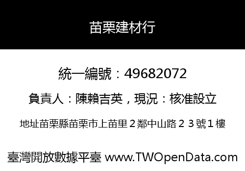 苗栗建材行