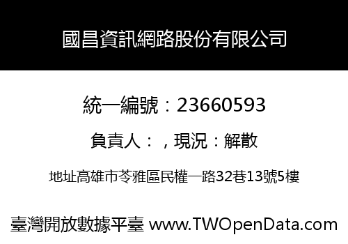 國昌資訊網路股份有限公司