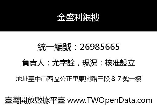 金盛利銀樓