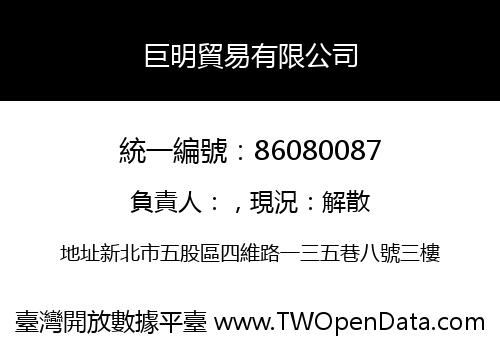 巨明貿易有限公司