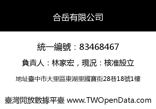 合岳有限公司