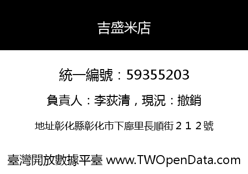 吉盛米店