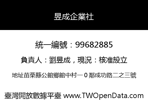 昱成企業社