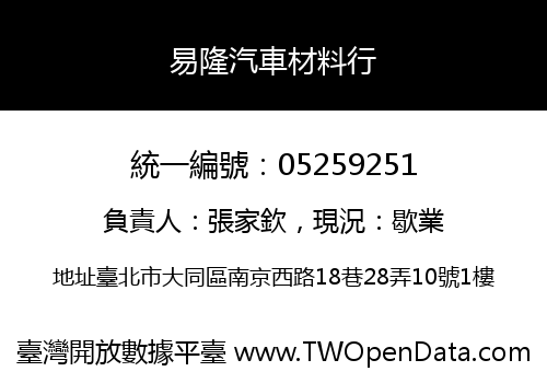 易隆汽車材料行