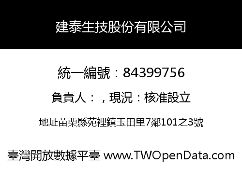建泰生技股份有限公司