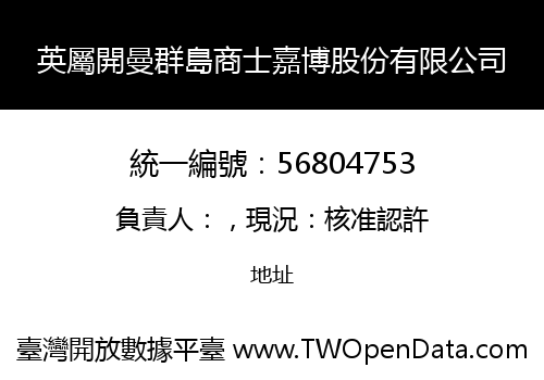 英屬開曼群島商士嘉博股份有限公司