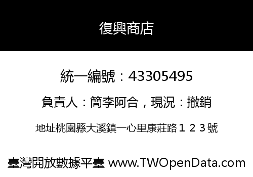 復興商店