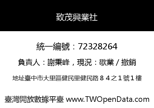 致茂興業社