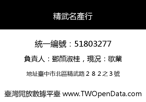 精武名產行