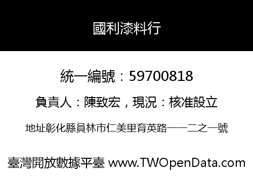 國利漆料行
