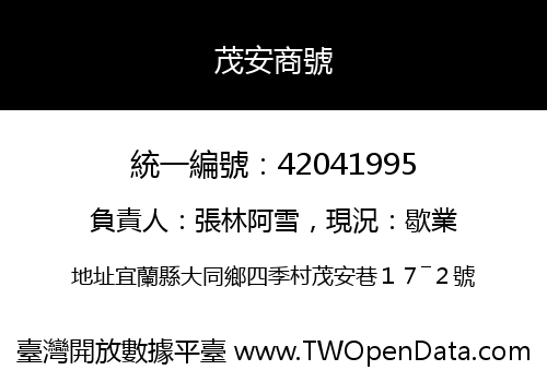 茂安商號