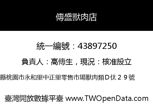傳盛獸肉店