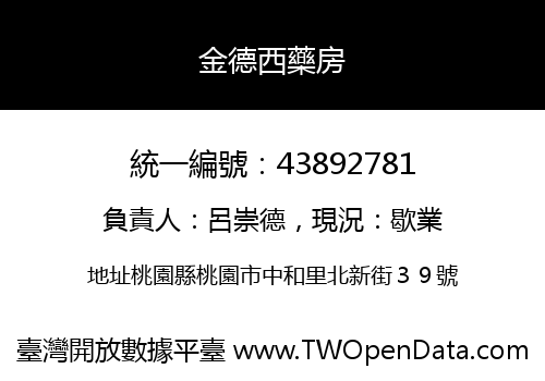 金德西藥房