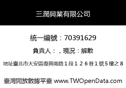 三潤興業有限公司