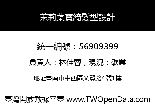 茉莉葉寶綺髮型設計