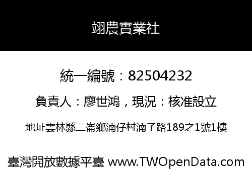 翊農實業社