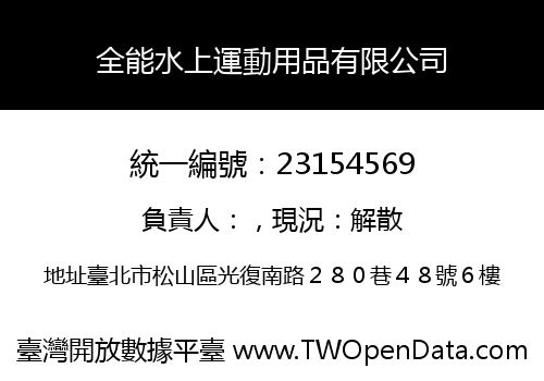 全能水上運動用品有限公司