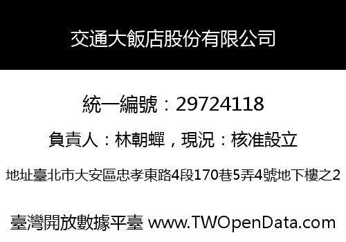 交通大飯店股份有限公司