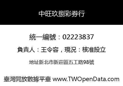 中旺玖捌彩券行