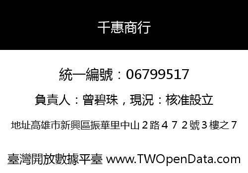 千惠商行
