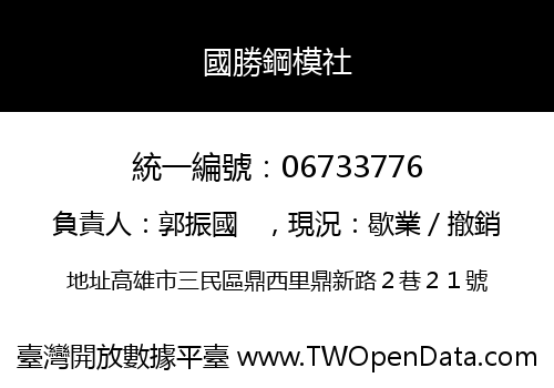 國勝鋼模社