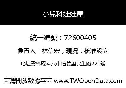 小兒科娃娃屋